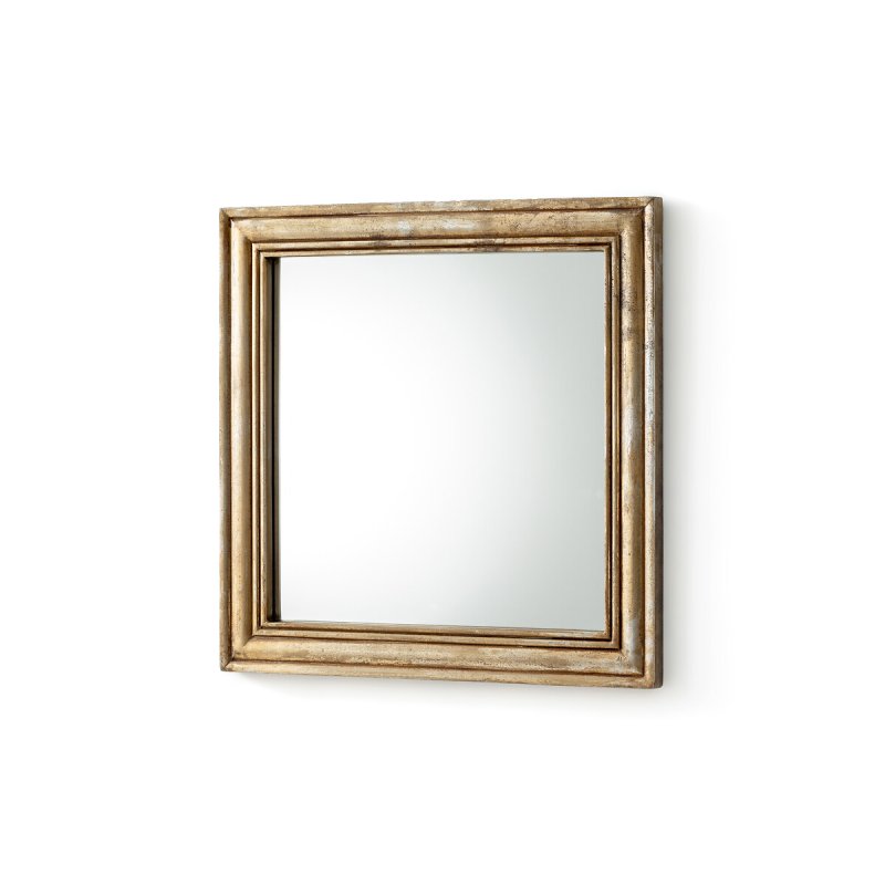 Зеркало LaRedoute Зеркало Квадратное с рамкой из массива мангового дерева В51 cсм Afsan единый размер золотистый