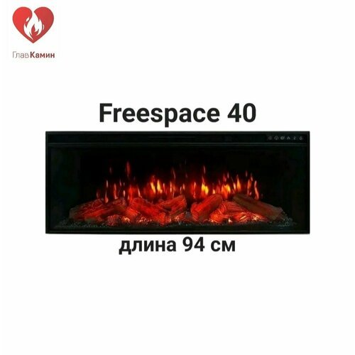 Линейный электроочаг FreeSpace 40 LED FX QZ Inter Flame