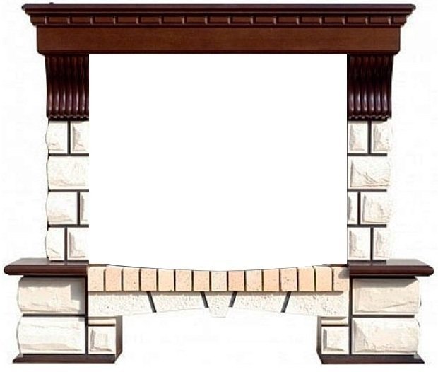 Широкий портал Royal Flame Pierre Luxe под очаг Dioramic 33 FX