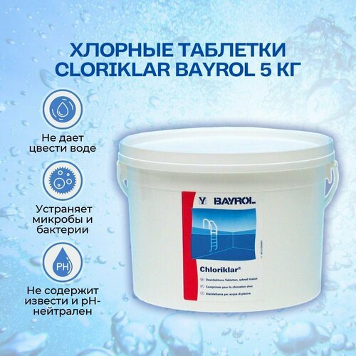 Хлориклар (Chloriklar) Bayrol таблетки быстрорастворимые 5кг