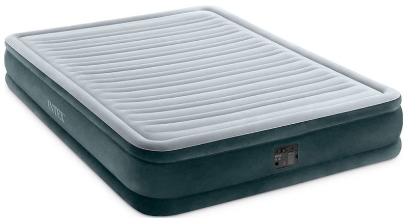 Надувная кровать Intex 152х203х33 см ''Comfort-Plush'' встр. насос 220В, до 272 кг