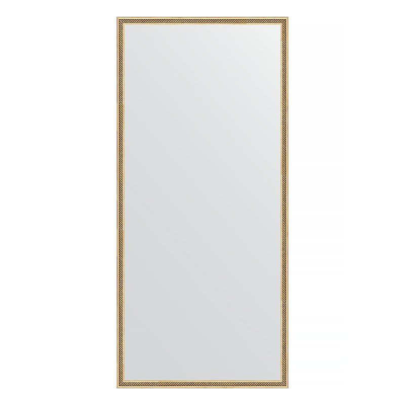 Зеркало в багетной раме Evoform витое золото 28 мм 68х148 см