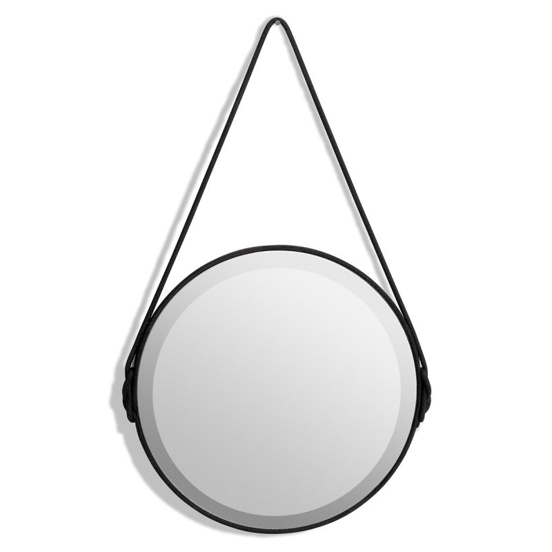 Зеркало LaRedoute Зеркало Lien диаметр 50 см единый размер черный
