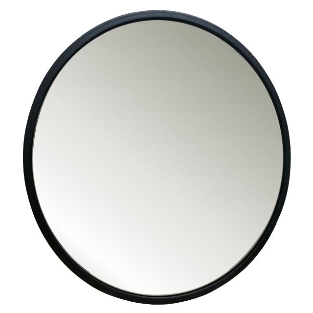зеркало Манхэттен-лофт D770мм пластик черный
