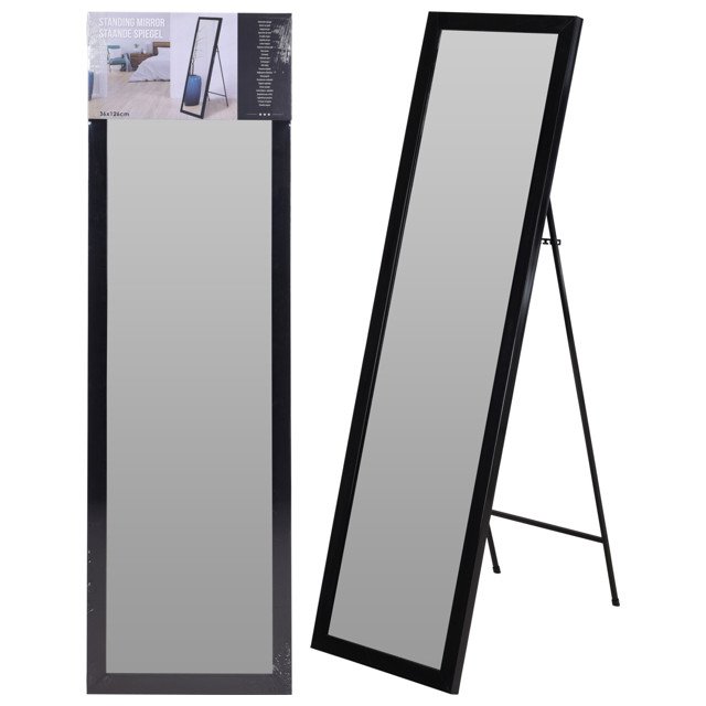 зеркало напольное KOOPMAN 360х1260мм пластик/металл черный