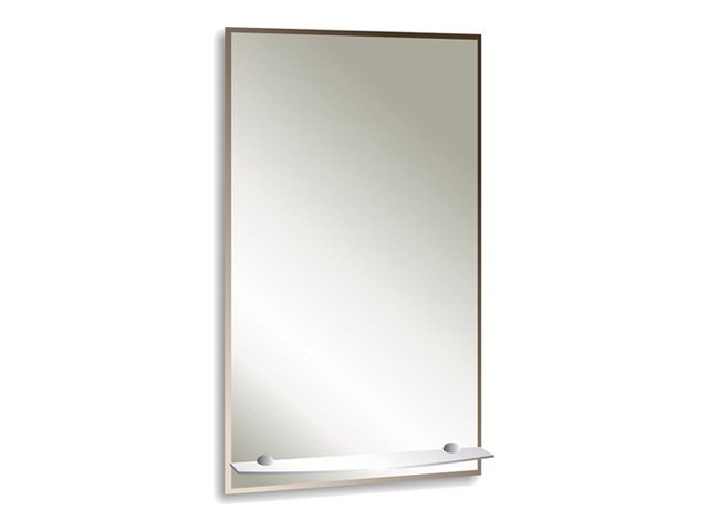 зеркало для ванной Модерн Люкс 60х80 см с полкой фацетом 10 мм