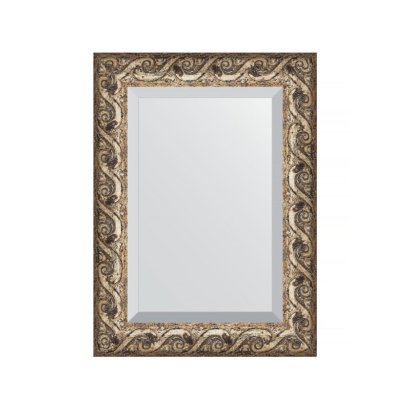 Зеркало с фацетом в багетной раме Evoform фреска 84 мм 56х76 см