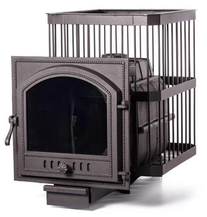 Дровяная печь 15 кВт Fireway ПароВар 18 сетка-прут (505)