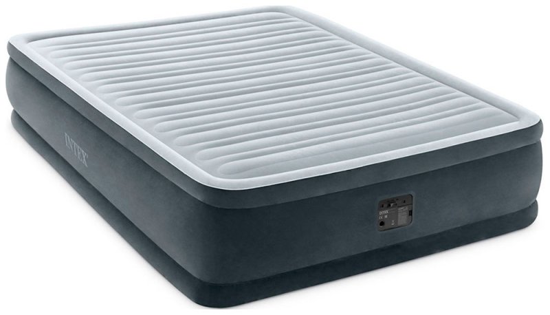 Надувная кровать Intex 152х203х46 см ''Comfort-Plush'' встр. насос 220В, до 272 кг