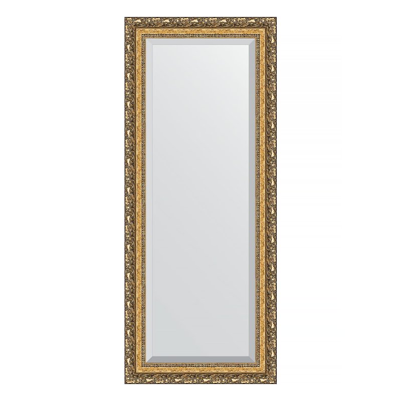 Зеркало с фацетом в багетной раме Evoform виньетка бронзовая 85 мм 60х145 см