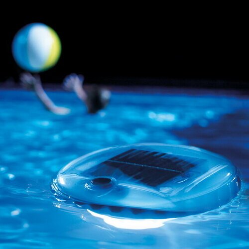 INTEX Плавающая подсветка для бассейна на солнечной батарее, разноцветная 28695