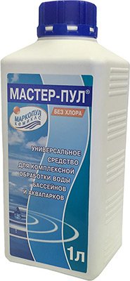 Средство для очистки Маркопул МАСТЕР-ПУЛ Кемиклс 1л бутылка 4 в 1 М20