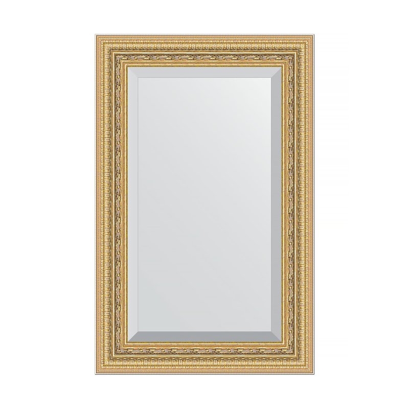 Зеркало с фацетом в багетной раме Evoform сусальное золото 80 мм 55х85 см