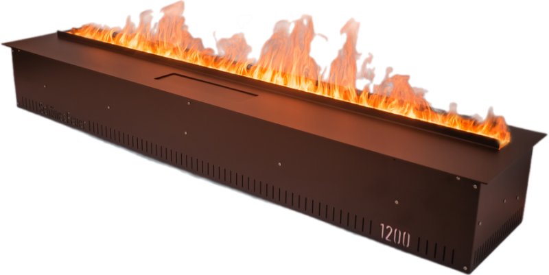 Встраиваемый очаг в модуль Schones Feuer 3D FireLine 1200 Pro + синий цвет